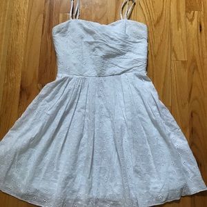 Speechless white eyelet strapless dress